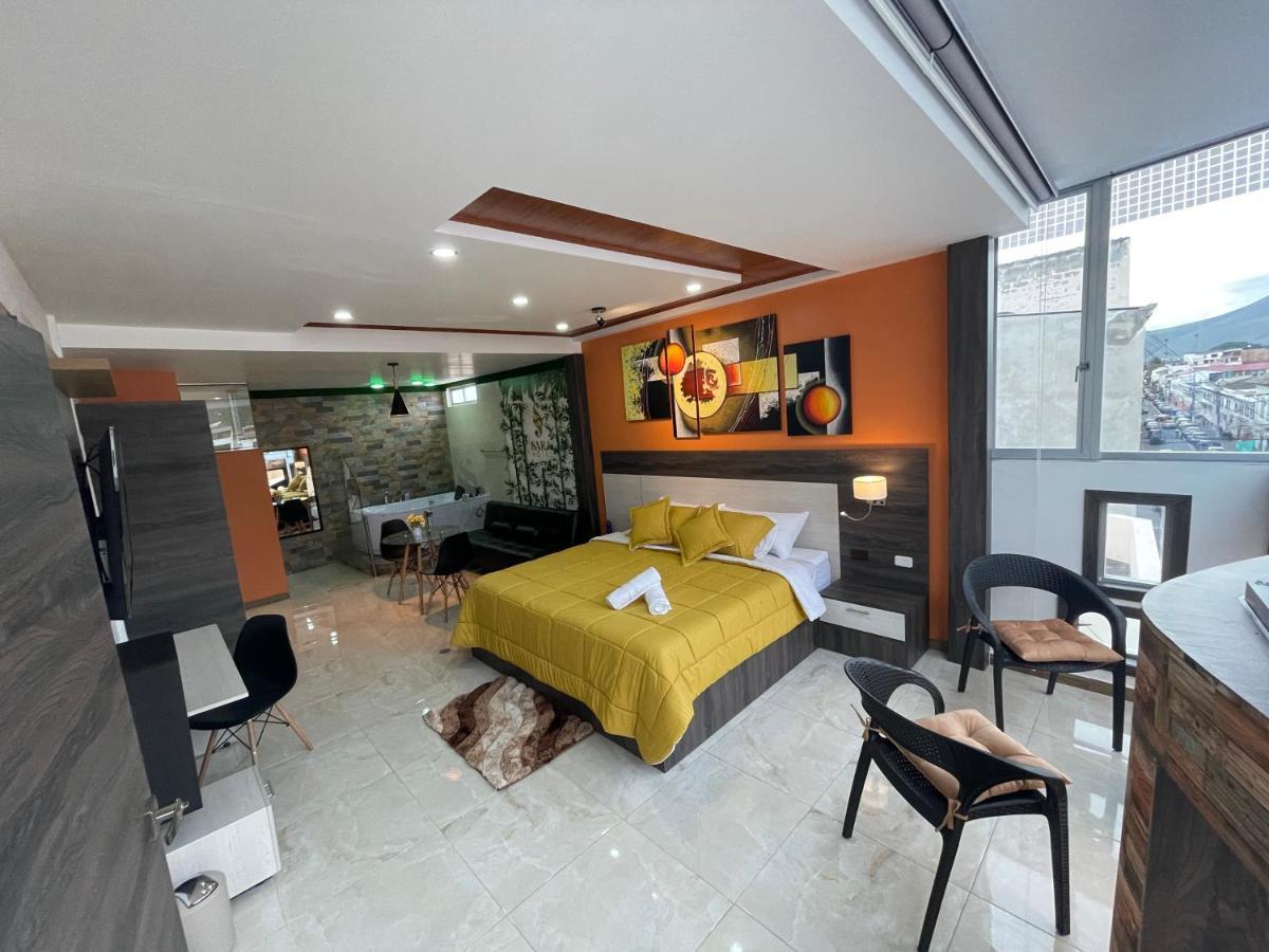 Sara Hotel Ibarra Buitenkant foto