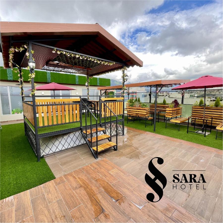 Sara Hotel Ibarra Buitenkant foto